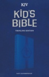 KJV Kids Bible, Thinline: Leathertouch Navy